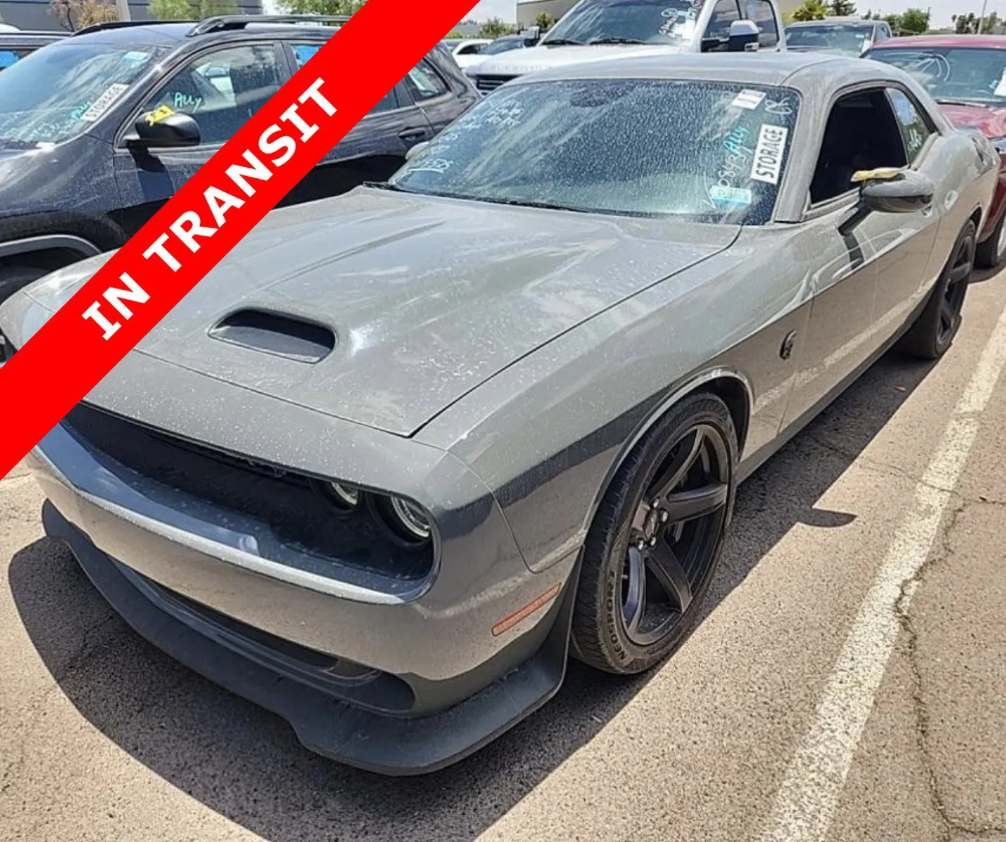 Gray 2019 Dodge Challenger SRT Hellcat for sale in Alvin, TX