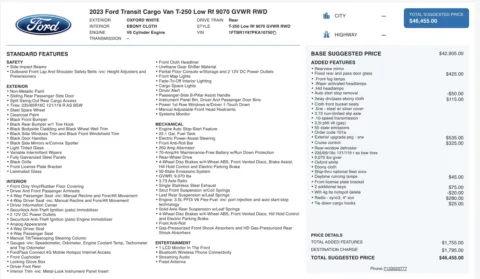 More photos of 2023 Ford Transit Cargo Van 250 at Auto Boutique Texas, TX
