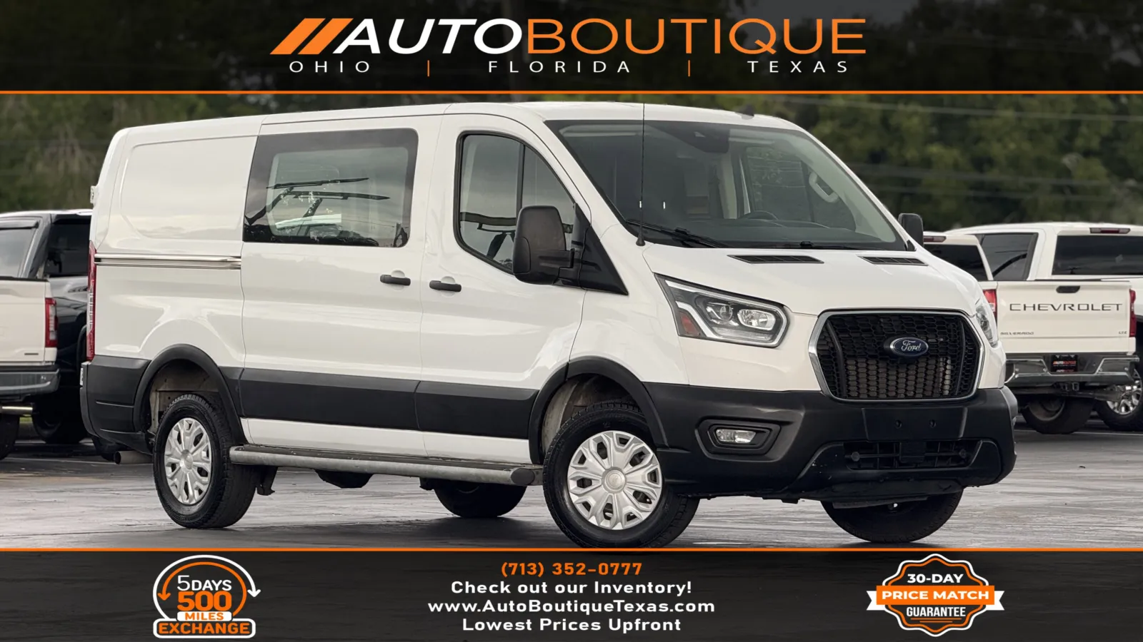 White 2023 Ford Transit Cargo Van 250 for sale in Alvin, TX