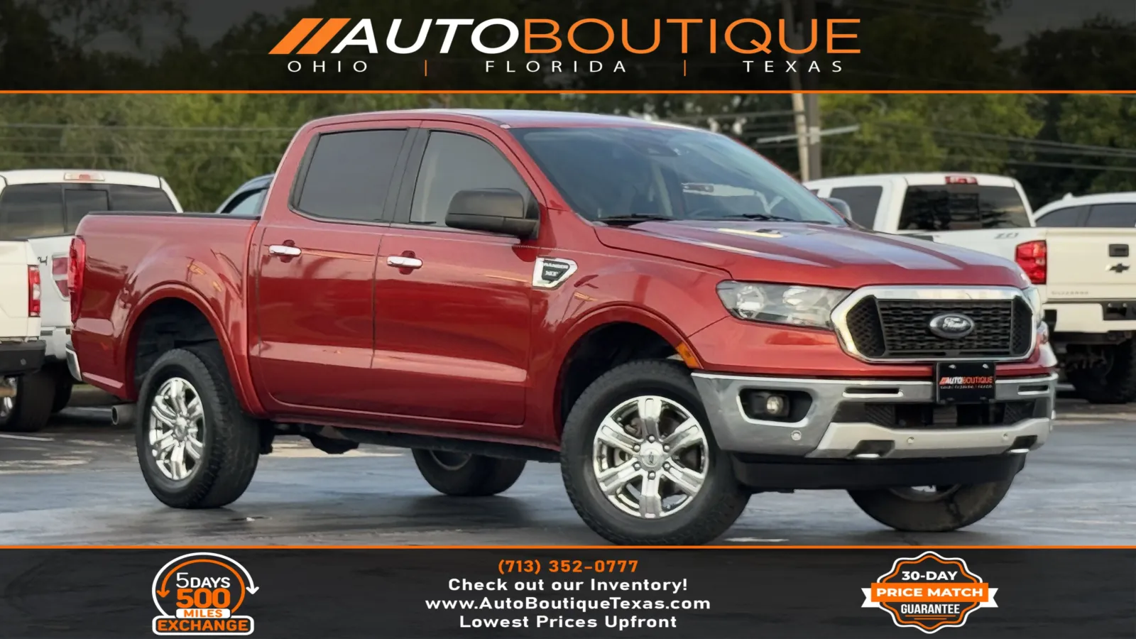 Red 2019 Ford Ranger XLT for sale in Alvin, TX
