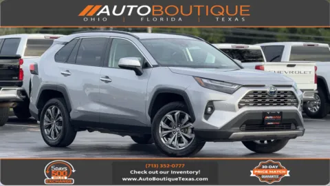 Silver 2022 Toyota RAV4 Hybrid Limited for sale in Alvin, TX