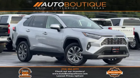 Silver 2022 Toyota RAV4 Hybrid Limited for sale in Alvin, TX