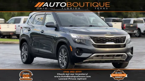 Gray 2021 Kia Seltos S for sale in Alvin, TX