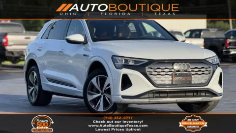 White 2024 Audi Q8 e-tron Premium Plus for sale in Alvin, TX
