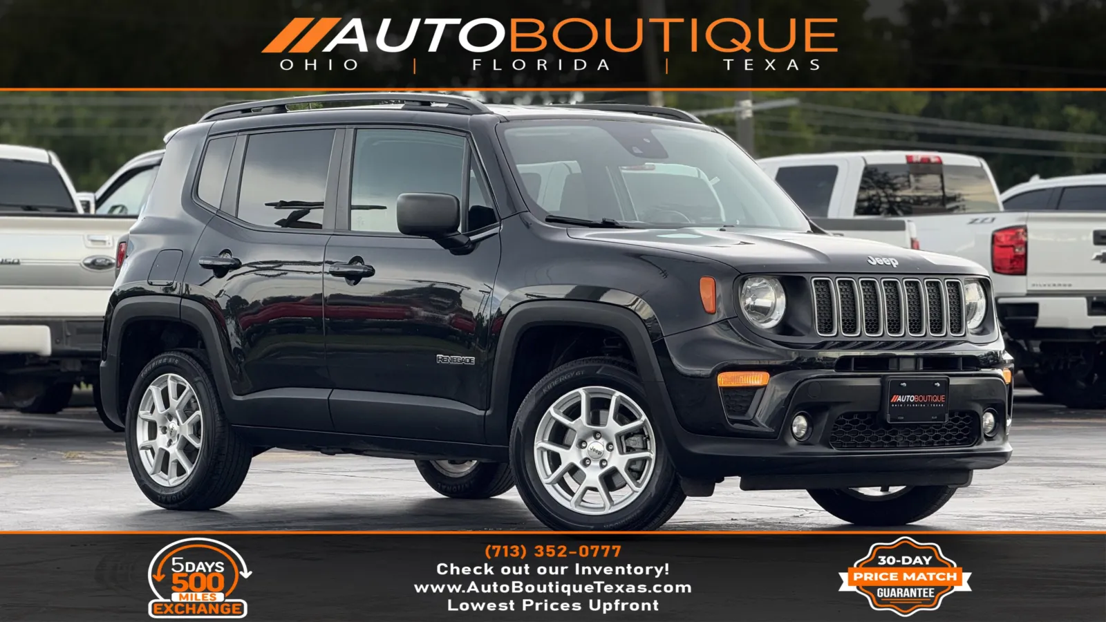 Black 2022 Jeep Renegade Latitude for sale in Alvin, TX