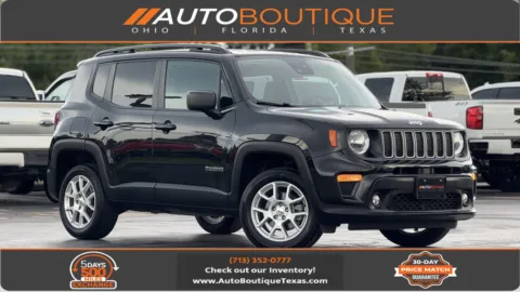 Black 2022 Jeep Renegade Latitude for sale in Alvin, TX