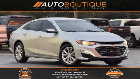 Silver 2021 Chevrolet Malibu LT for sale in Alvin, TX