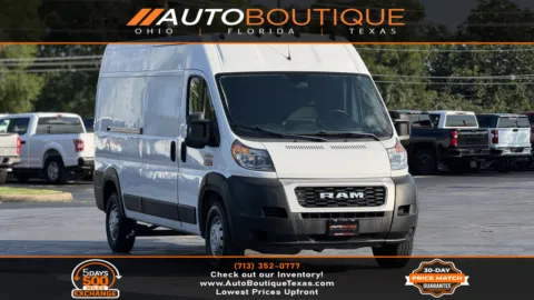 White 2021 Ram ProMaster Cargo Van 2500 159 WB for sale in Alvin, TX