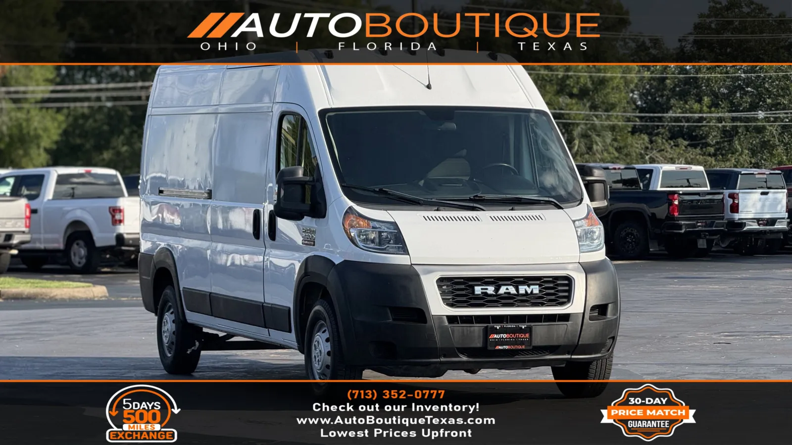 2021 Ram ProMaster Cargo Van 2500 159 WB for sale in Alvin, TX