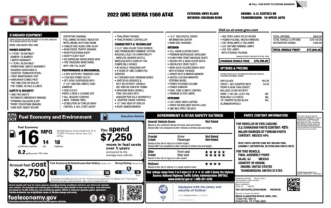 Photos of 2022 GMC Sierra 1500 AT4X for sale in Alvin, TX at Auto Boutique Texas