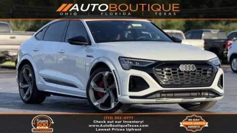 White 2024 Audi SQ8 e-tron Sportback Prestige for sale in Alvin, TX