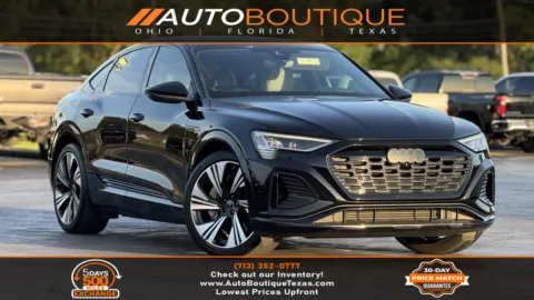 Black 2024 Audi Q8 e-tron Sportback S line Prestige for sale in Alvin, TX