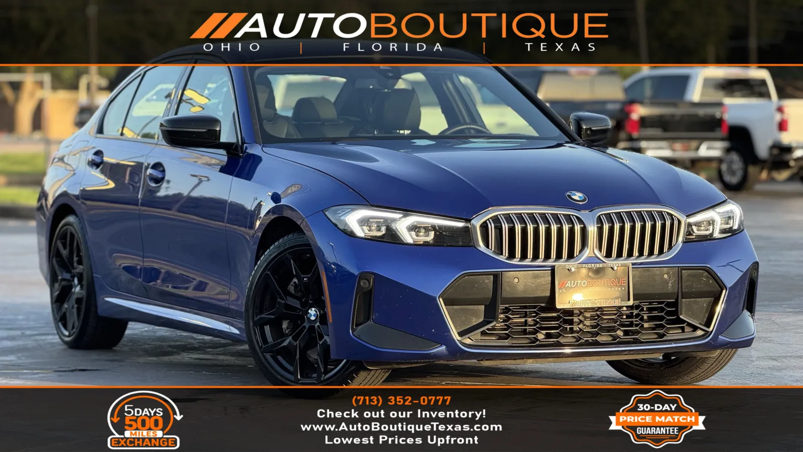 Blue 2025 BMW 3 Series 330i for sale in Alvin, TX