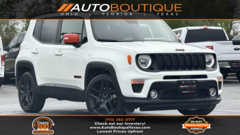 White 2020 Jeep Renegade Orange Edition for sale in Alvin, TX