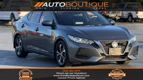 Gray 2021 Nissan Sentra SV for sale in Alvin, TX