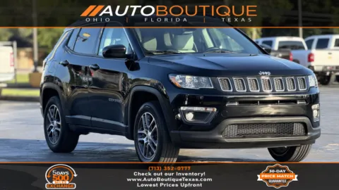 Black 2019 Jeep Compass Latitude w Sun Wheel Pkg for sale in Alvin, TX