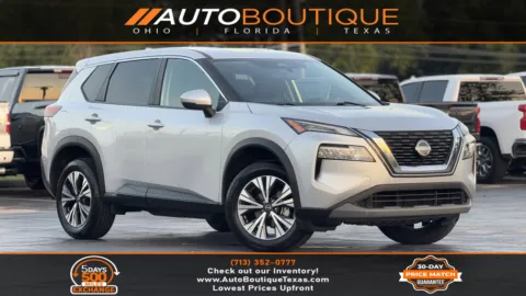 Silver 2022 Nissan Rogue SV for sale in Alvin, TX