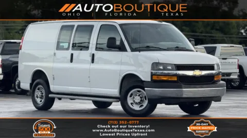 White 2023 Chevrolet Express Cargo Van 2500 for sale in Alvin, TX