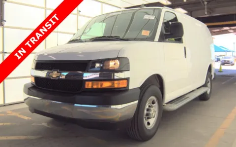 White 2023 Chevrolet Express Cargo Van 2500 for sale in Alvin, TX