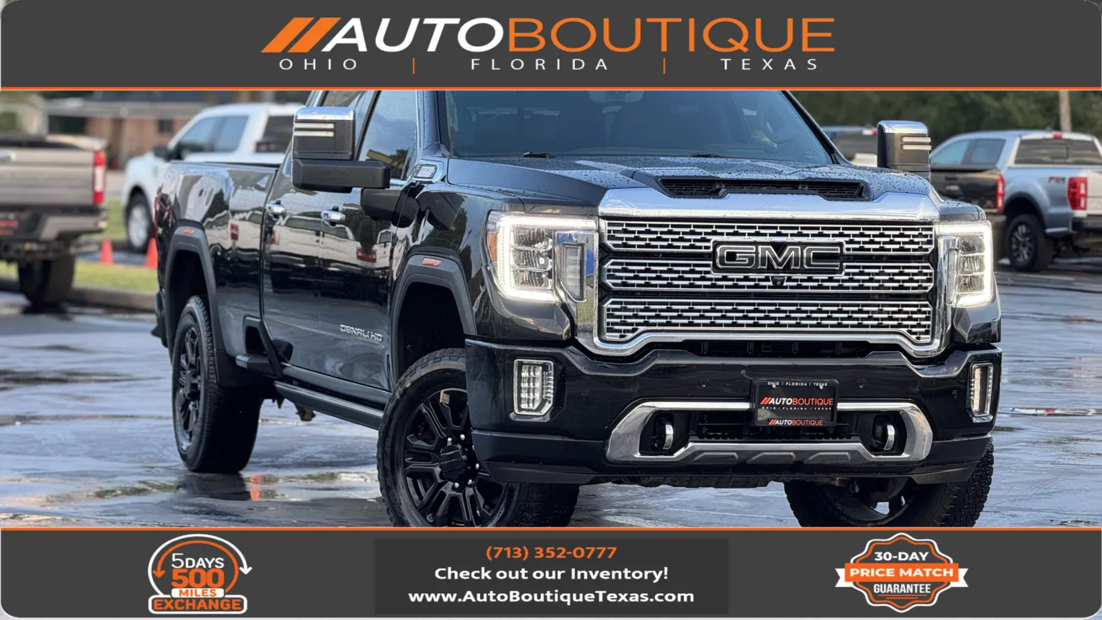 Black 2021 GMC Sierra 3500HD Denali for sale in Alvin, TX