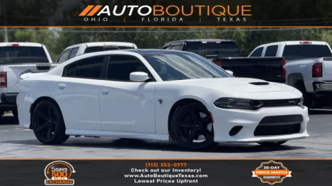 White 2019 Dodge Charger SRT Hellcat for sale in Alvin, TX