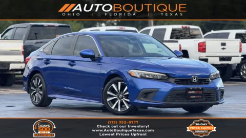 Blue 2023 Honda Civic Sedan EX for sale in Alvin, TX