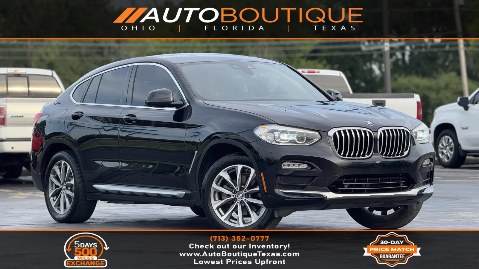 Black 2019 BMW X4 xDrive30i for sale in Alvin, TX