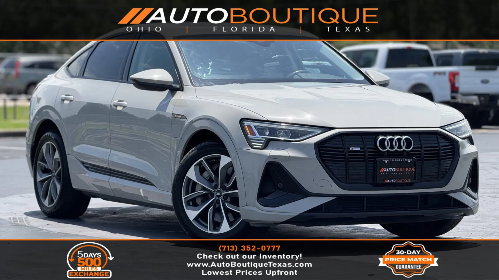 Black 2021 Audi e-tron Sportback Premium for sale in Alvin, TX