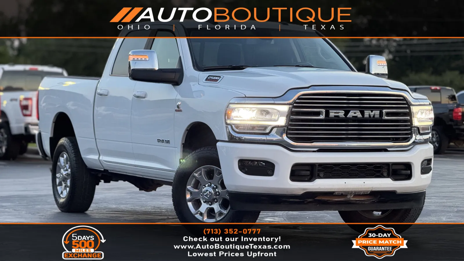 White 2024 Ram 2500 Laramie for sale in Alvin, TX