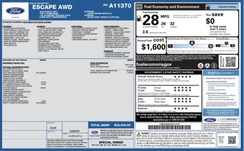 Photos of 2023 Ford Escape Active for sale in Alvin, TX at Auto Boutique Texas