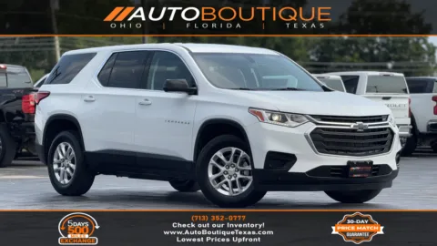 White 2020 Chevrolet Traverse LS for sale in Alvin, TX