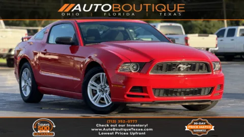 Red 2014 Ford Mustang V6 for sale in Alvin, TX