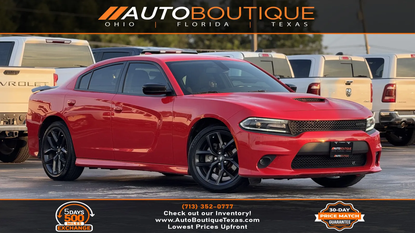 Red 2021 Dodge Charger GT for sale in Alvin, TX