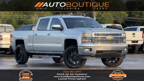 Silver 2015 Chevrolet Silverado 1500 LT for sale in Alvin, TX