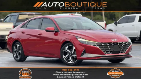 Red 2021 Hyundai Elantra SEL for sale in Alvin, TX
