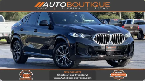 Black 2025 BMW X6 xDrive40i for sale in Alvin, TX