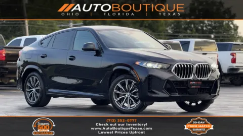 Black 2025 BMW X6 xDrive40i for sale in Alvin, TX