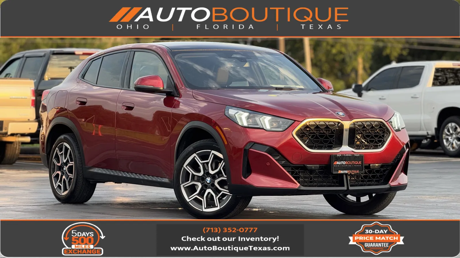 Red 2025 BMW X2 xDrive28i for sale in Alvin, TX