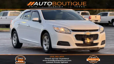 White 2016 Chevrolet Malibu Limited LT for sale in Alvin, TX