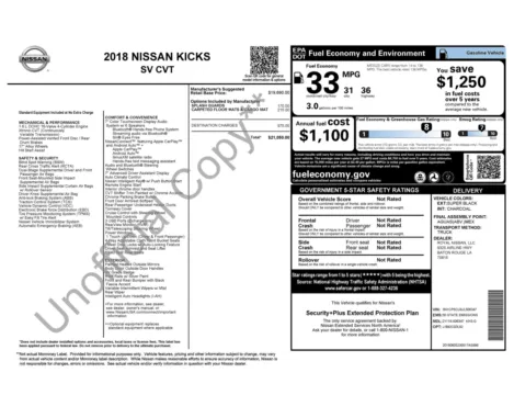 Photos of 2018 Nissan Kicks SV for sale in Alvin, TX at Auto Boutique Texas