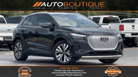 Black 2023 Audi Q4 e-tron Premium Plus for sale in Alvin, TX