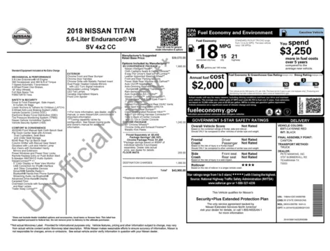 Photos of 2018 Nissan Titan SV for sale in Alvin, TX at Auto Boutique Texas