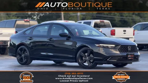 Black 2023 Honda Accord Hybrid Sport-L for sale in Alvin, TX