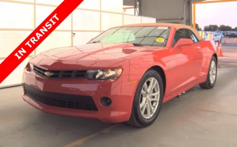 Red 2015 Chevrolet Camaro LT for sale in Alvin, TX