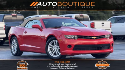 Red 2015 Chevrolet Camaro LT for sale in Alvin, TX