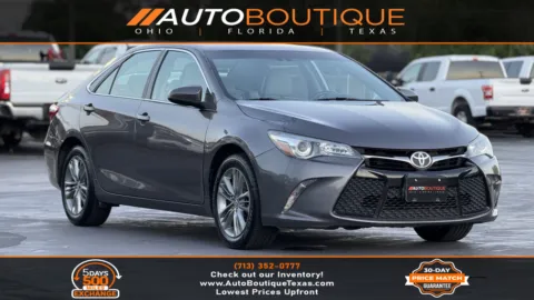 Gray 2015 Toyota Camry SE for sale in Alvin, TX