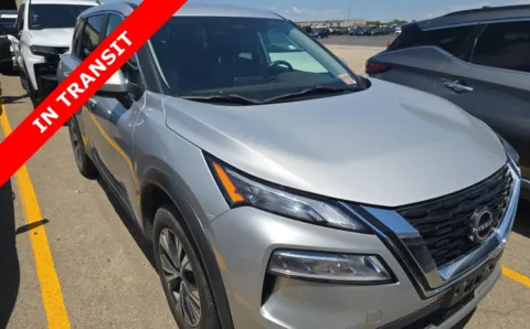 Silver 2023 Nissan Rogue SV for sale in Alvin, TX