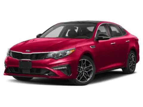 Red 2019 Kia Optima SX for sale in Alvin, TX