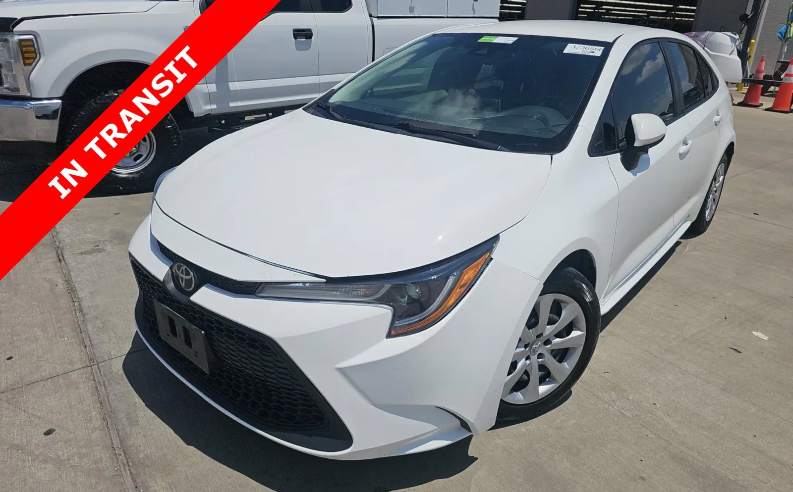 White 2021 Toyota Corolla LE for sale in Alvin, TX