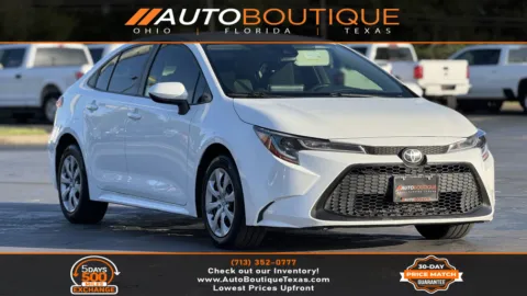 White 2021 Toyota Corolla LE for sale in Alvin, TX
